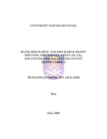 UNIVERSITI TEKNOLOGI MARA BATIK ... - EPrints @ UiTM