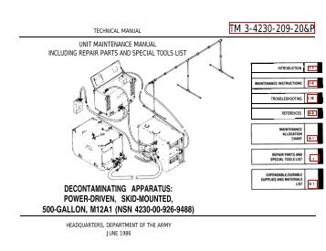 m12a1 20 level: tm 3-4230-209-20&p