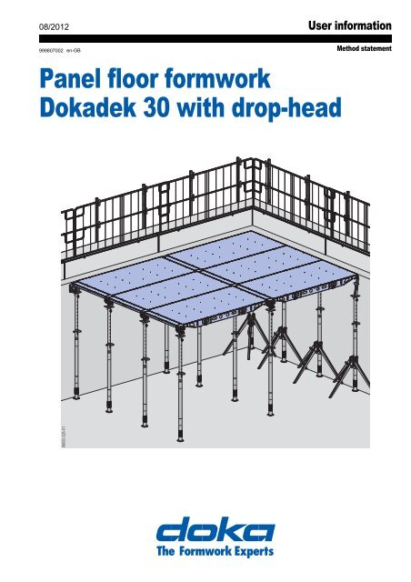 Panel Floor Formwork Dokadek 30 With Drop Head Doka Lietuva