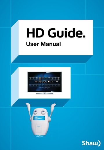 HD Guide User Manual - Shaw