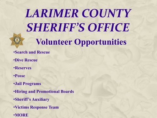 Larimer County Sheriff's Office