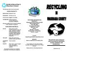 Recycling in Waushara County