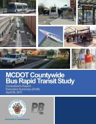 MCDOT Countywide Bus Rapid Transit Study - Maryland ...