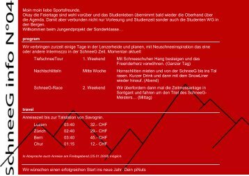 Moin moin liebe Sportsfreunde. Okay die Feiertage sind ... - piNuts.ch