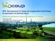 Development of cheap de-oxygenation technology - Biocoup