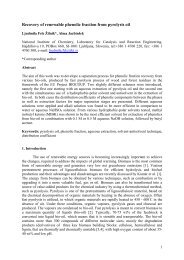 Recovery of renewable phenolic fraction from pyrolysis oil - Biocoup