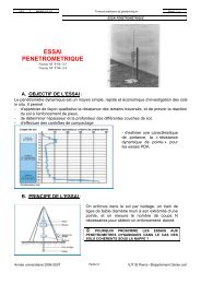 ESSAI PENETROMETRIQUE - Cours de Génie Civil