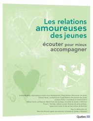 Les relations amoureuses des jeunes - publications.sant... - Agence ...