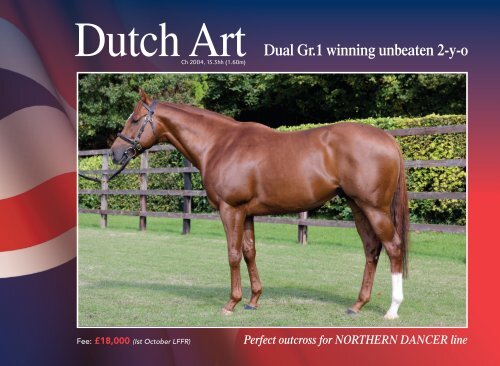 Dutch Art - Thoroughbred Stallion Guide