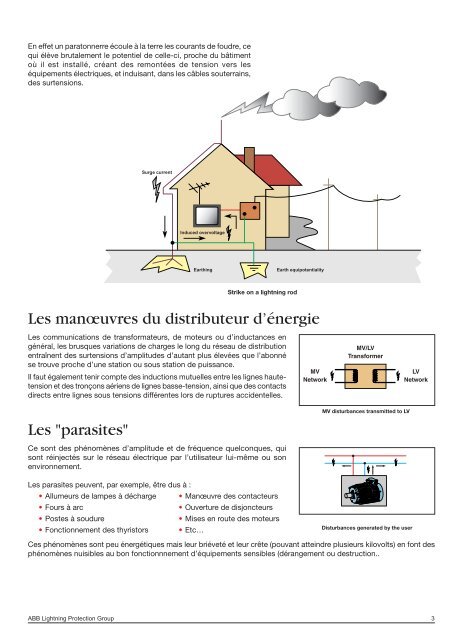 Protection contre les surtensions - SOMAFE