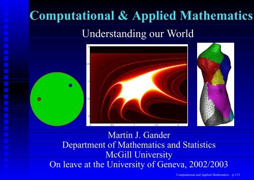Computational & Applied Mathematics