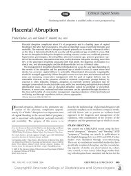 Placental abruption - utili