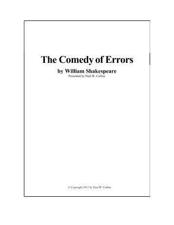 The Comedy of Errors-D - Shakespeare Right Now!