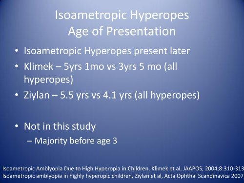 High Hypermetropes and Progressive Hypermetropes in Esotropia ...