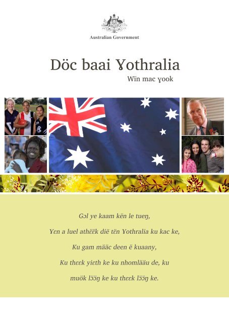 Australian Citizenship: Our - Dinka Translation