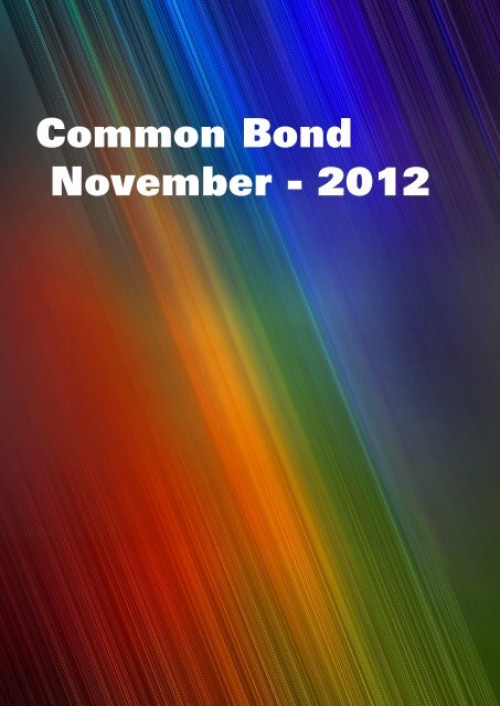 Common Bond November - 2012 - aiboc