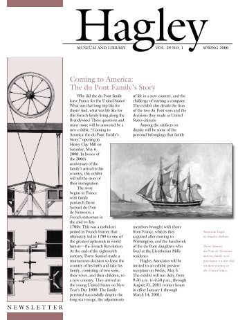 Coming to America: The du Pont Family's Story - Hagley Museum ...