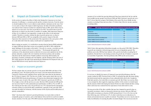 Coming to Terms with Reality. Evaluation of the Belgian Debt Relief ...