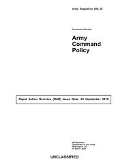 AR 600-20, Army Command Policy - Army Publishing Directorate ...