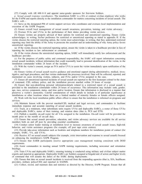 AR 600-20, Army Command Policy - Army Publishing Directorate ...