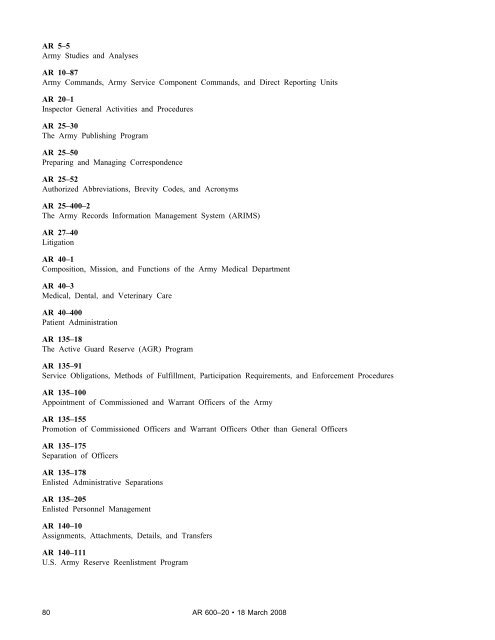 AR 600-20, Army Command Policy - Army Publishing Directorate ...