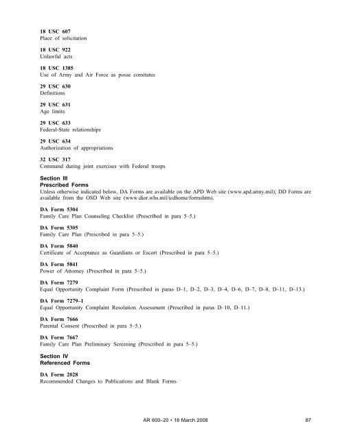 AR 600-20, Army Command Policy - Army Publishing Directorate ...