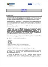 C1 – Course Syllabus - Escuelas Oficiales de Idiomas del País Vasco