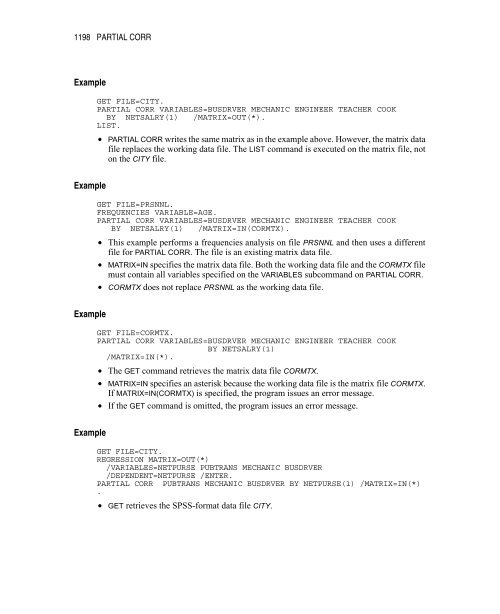 SPSS® 12.0 Command Syntax Reference