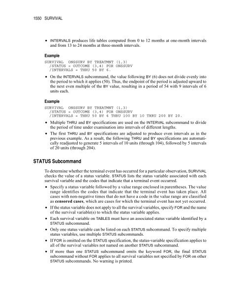 SPSS® 12.0 Command Syntax Reference