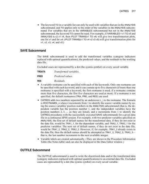 SPSS® 12.0 Command Syntax Reference