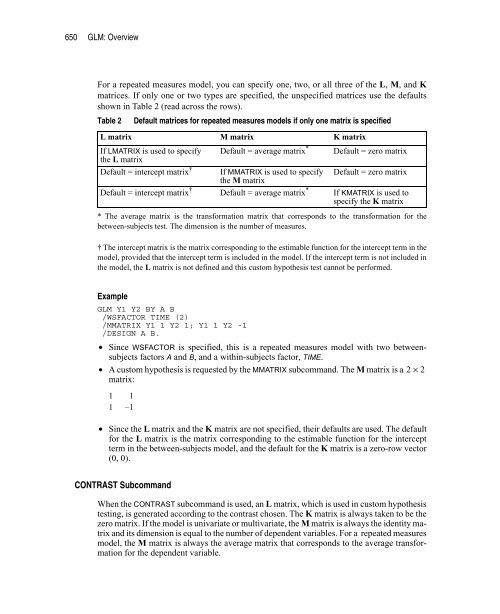 SPSS® 12.0 Command Syntax Reference