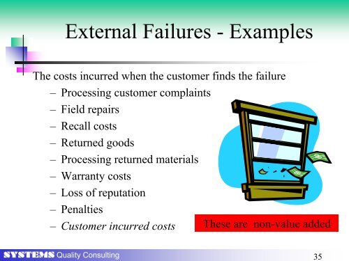 Cost of Quality As a Driver for Continuous - Systems Quality ...