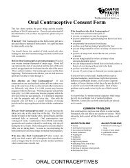 Oral Contraceptive Consent