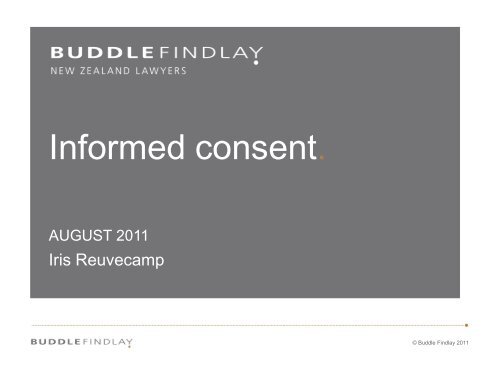 DNR, EPOA and informed consent - New Zealand Aged Care ...
