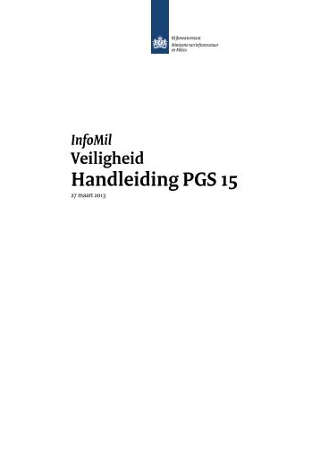 Handleiding PGS 15