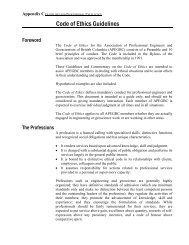Fee Guidelines for Engineering Services Table Of Contents - APEGBC
