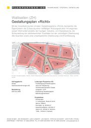 Wallisellen (ZH) Gestaltungsplan «Richti» - Planpartner AG