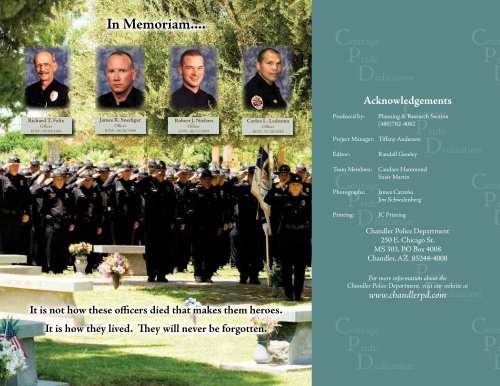 2010-2011 Annual Report - Chandler Police Department