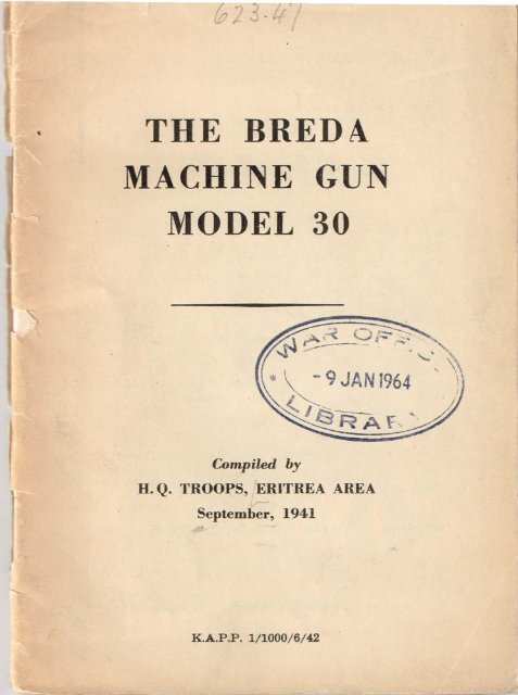 Breda Model 30 manual.pdf - Forgotten Weapons