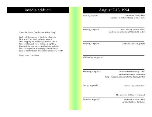 1994 calendar e-book pdf file - Scars Publications