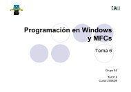 Programación en Windows y MFCs