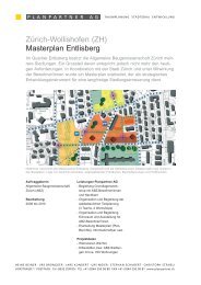 Zürich-Wollishofen (ZH) Masterplan Entlisberg - Planpartner AG