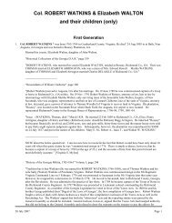 John WOODWARD of Upton, Buckinghamshire & Descendants