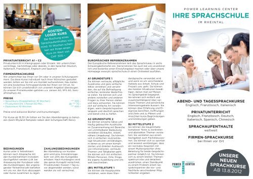 Ihre Sprachschule Power Learning Center