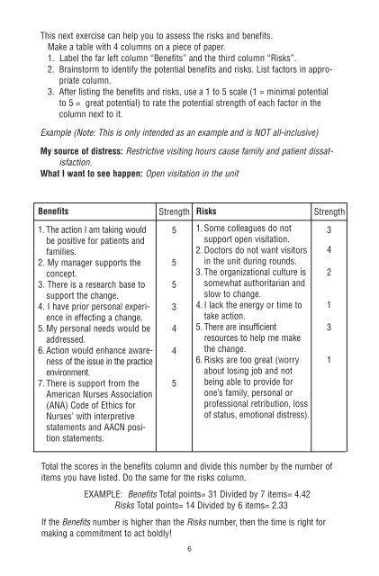 The 4A's to Rise Above Moral Distress - American Association of ...