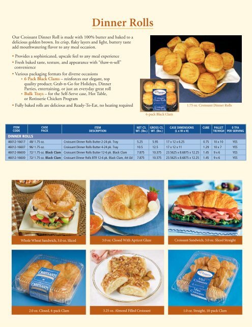 Croissant Brochure - Pennant Foods