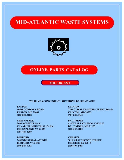 online parts catalog - Mid-Atlantic Waste Systems