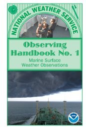 Observer Handbook #1 - Voluntary Observing Ship Program - NOAA