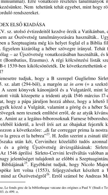 A Vatikáni kódex - A Szent Jeromos Katolikus Bibliatársulat honlapja