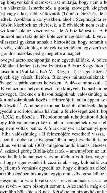 A Vatikáni kódex - A Szent Jeromos Katolikus Bibliatársulat honlapja